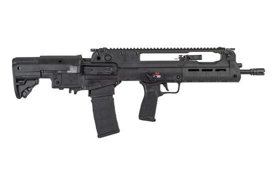 Springfield Armory Hellion Bullpup 5.56mm Rifle includes integrated flip up sights